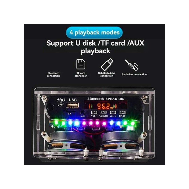 Dytabepl FM Radio Kits, Soldering Projects DIY Bluetooth Speaker Kit