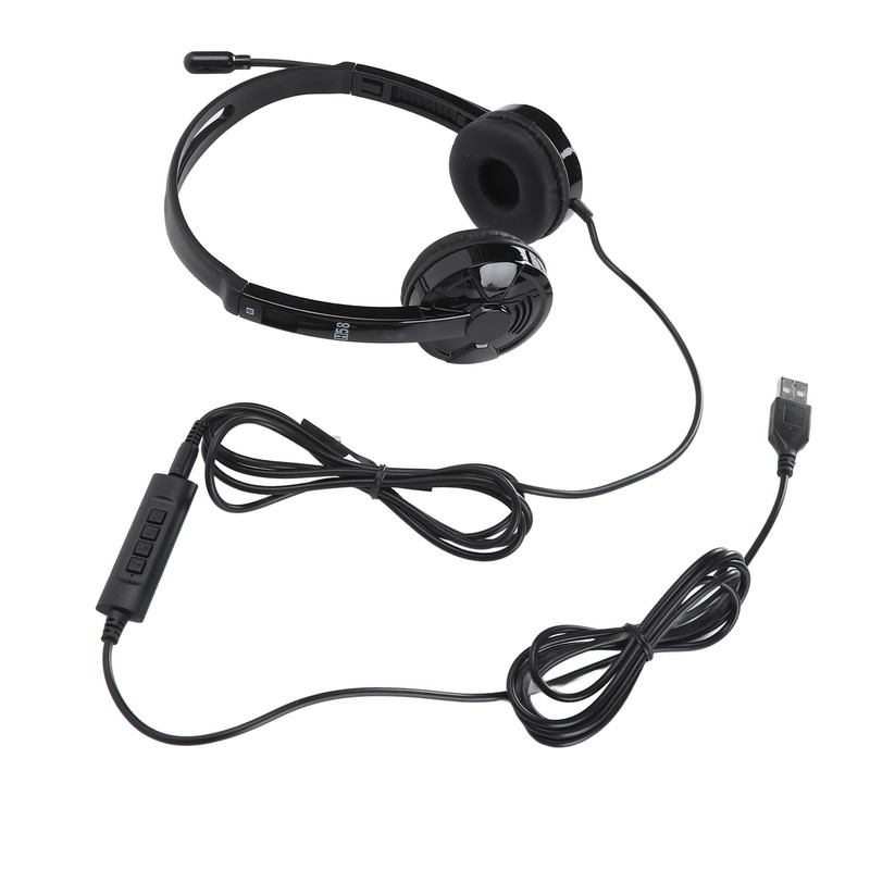 Telephone Headset Professional Noise Reduction Microphone Mute Office Phone Headset