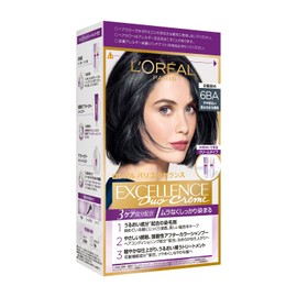 L'Oréal Paris Excellence R Cream Type Hair Color for Gray Coverage, 6BA Light Bright Azure Chestnut