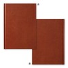 Midori 34499006 HF A5 Adult Address Book, PU Leather, Brown