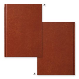 Midori 34499006 HF A5 Adult Address Book, PU Leather, Brown