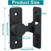 Barn Door Lock Hardware, 90 Degree Heavy Duty Gate Latches