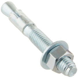 Powers Fastening Innovations 7422SD1 Power-Stud and Sd1 1/2-Inch by 3-3/4-Inch Type Carbon Steel Wedge Expansion Anchor Carbon Steel Clip, 50 Per Box