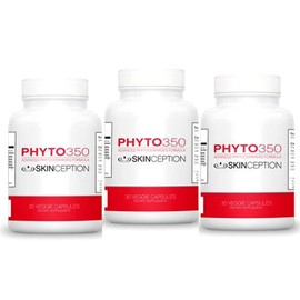 Skinception Phyto350 Advanced Phytoceramides Formula (30 Ct each Bottle) - 3 Months Supply