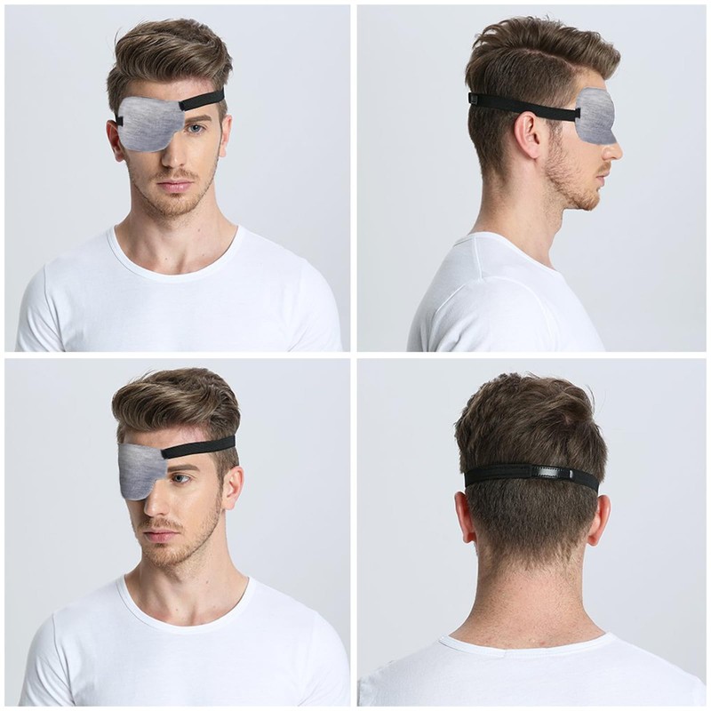 yowodana 3D Eye Patch, Left Eye, Right Eye, 2-Piece Set,
