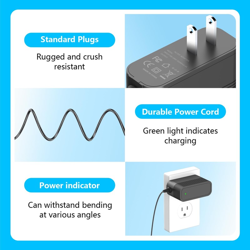 13V Charger for TruMedic Massager Compatible with TruMedic IS-2000 IS2000