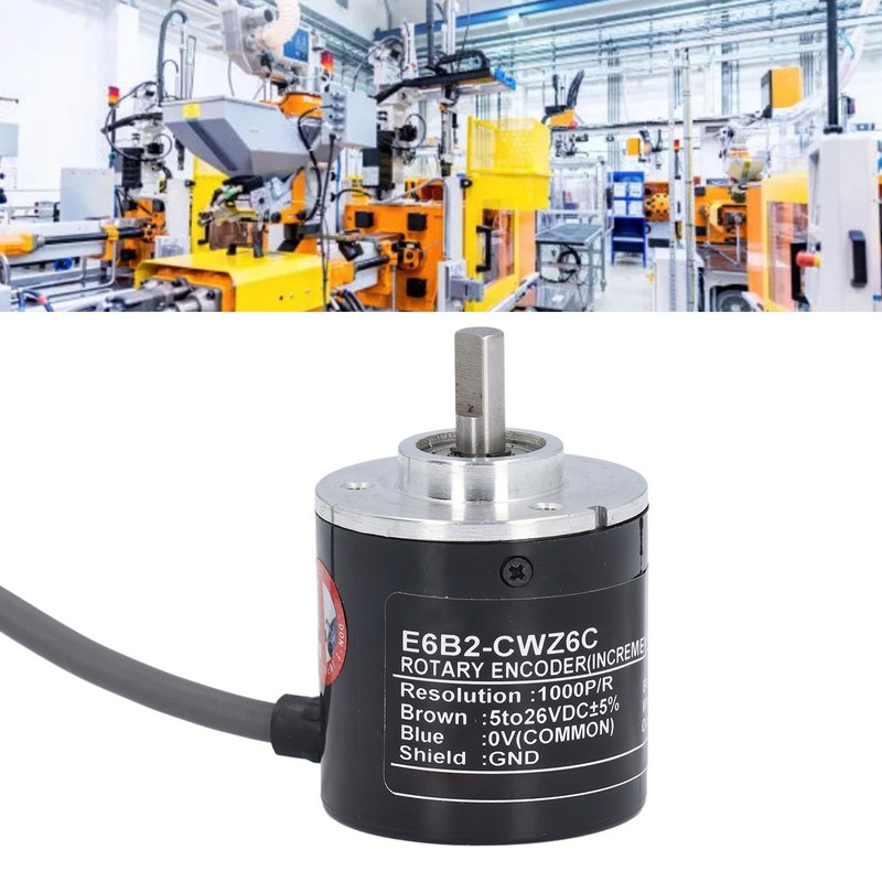 E6B2 CWZ6C 2 Phase NPN Rotary Encoder High Accuracy 6000r/min