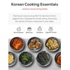 Plainhouse Korean Stainless Steel Rice Serving Bowls with Covers, Set