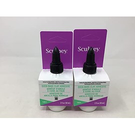 Sculpey Bake & Bond Bakeable Adhesive Clay for Oven-Bake Clay - Non-Toxic, Fun Projects, Great for All Clay Artists - 2-Ounces, 2-Pack
