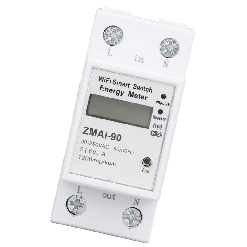 Single Phase Energy Meter One Touch Operation Multifunction WIFI Power
