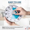 Secura 7.5-Inch Oversize Visual Countdown Timer, 60-Minute Kitchen Timer |