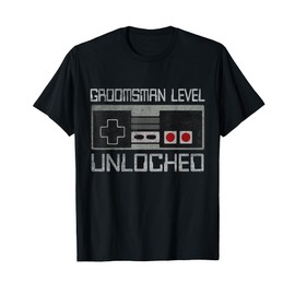 Groomsmen Matching Bachelor Party For Gamer Husband Wedding T-Shirt