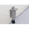 Stainless Steel Door Stopper Spring Loaded Telescopic Step On Door