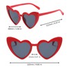OWL Kids Heart Shaped Sunglasses, Girls Stylish Frames with Tinted