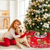 Golden Retriever Christmas Tree Skirt 48 Inch for Indoor Outdoor
