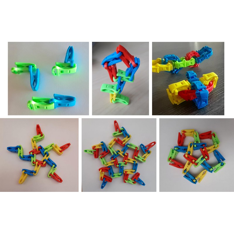 Alcrea® Sock clips for washing machines and tumble dryers with