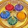 Modaka Fragrant Mixture of Flower Scented Candles, 5-Piece Set -