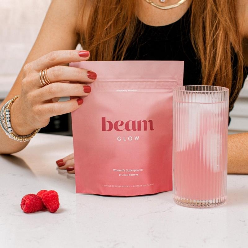 Beam Glow, Women's Daily Superpowder for Hormone-Balance Support - Vegan,