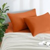 MILVOWOC 2Pcs Brushed Microfiber Queen Pillowcases - 20 x 30
