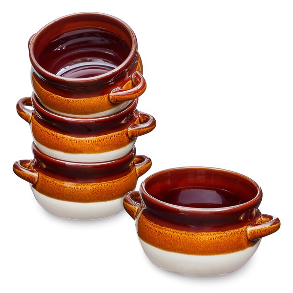 Sheffield Home French Onion Soup Crocks - Set of 4,