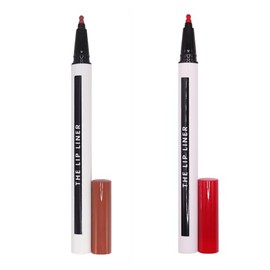 MEIN x MLashes | Kit de dos delineadores para labios en gel de larga duración | Kit de The lip Liner ME03 (Rojo) y ME05 (Café)