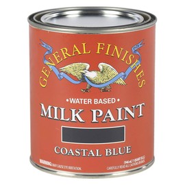 General Finishes Water Based Milk Paint, 1 Quart, Coastal Blue