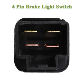 I Little Bamboo 25320-AX00C - Interruptor de luz de freno de 4 pines compatible con Nissan 350Z Altima Cube Frontier Maxima GT-R Titan Sentra, 201-1962 interruptor de luz de freno de repuesto para