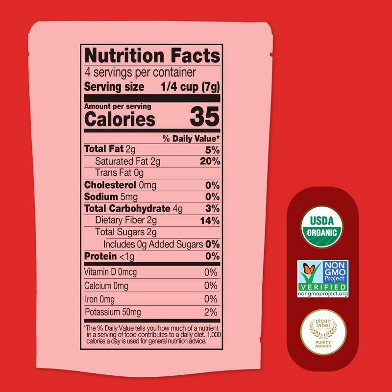 Once Upon A Farm Organic Coconut Melts with Probiotics, Strawberry