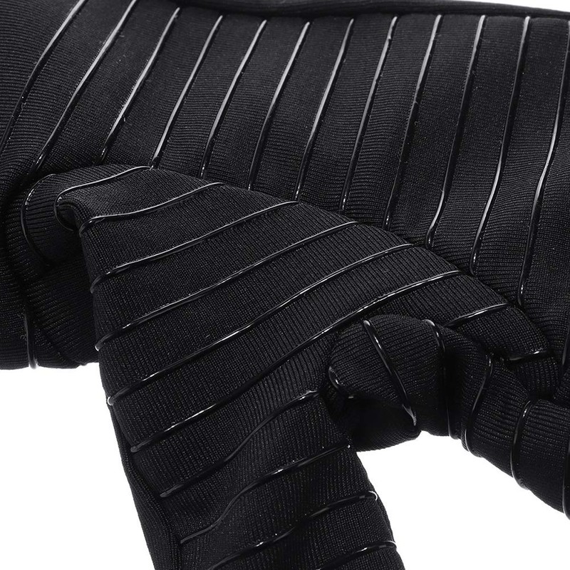 RiToEasysports 1 Pair Compression Arthritis Copper Fingerless Sports Gloves for