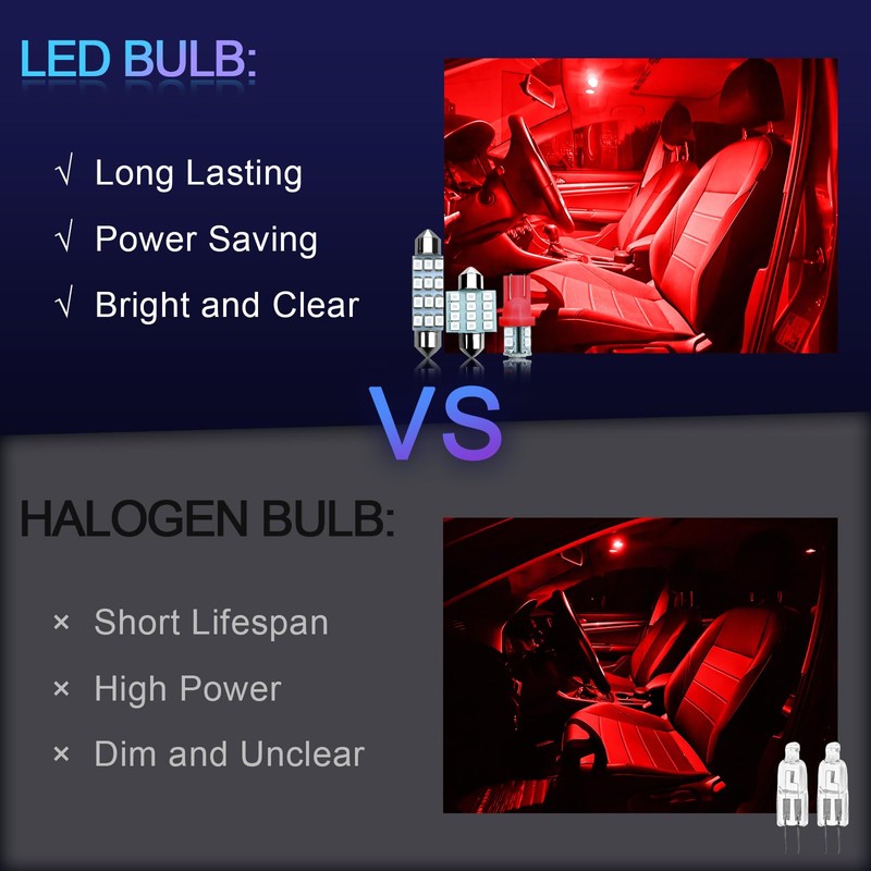 NTNEV 24PCS LED Interior Replacement Bulbs, Interior Car Lights, Dome