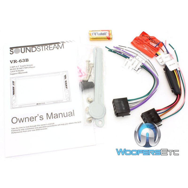 Soundstream VR‐63B in Dash Media, 6.2"