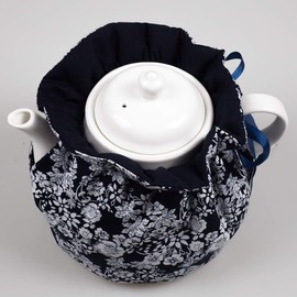 JOONOR Tea Cosy - 100% Cotton Printed Tea Cosy Kitchen Tea Pot Dust Cover Breakfast Warmer Insulation Keep Warm 1Pack