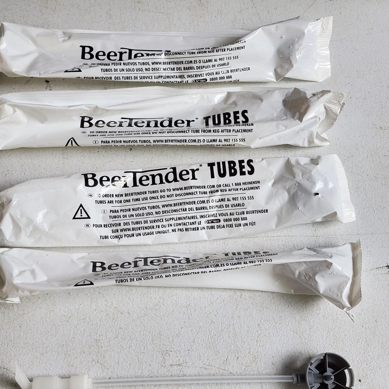 Krups 5 Service Tubes for Beertender Beer Pullers NEW