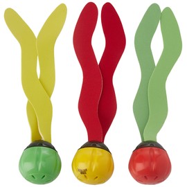 INTEX Underwater Swimming/Diving Pool Toy Sinking Fun Balls (3 Pack)-Multi color