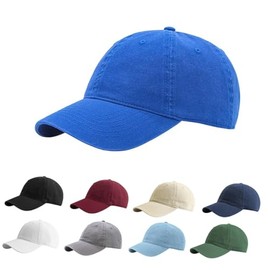 Etyepoh Baseball Cap for Men Women Vintage Washed Hats Unstructured Adjustable Unisex(02-Blue2)
