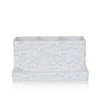 WHITE FLORAL BATHROOM TRAY for COUNTERTOP organizer for bathroom