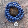 Unbranded 108 Mala Beads Lapis Lazuli Prayer Bracelet 8mm Gemstone