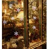 Rifrpha 900 PCS Christmas Snowflake Confetti Festive Snowflake Sequins Winter
