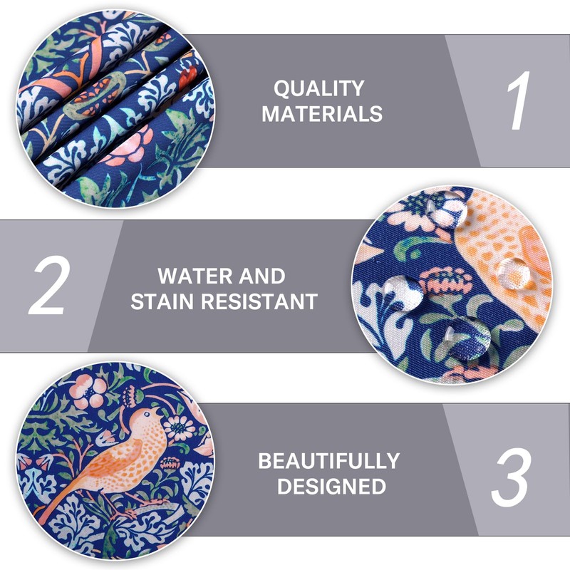 Yrendenge William Morris Tablecloth, Original Design Table Cloth, Waterproof Washable