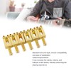 6 Pcs Electric Guitar Bridge Saddle Standard Zinc Alloy Guitar
