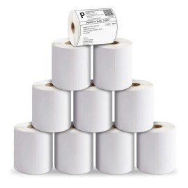 BLVD 4"x6" Direct Thermal Address & Shipping 2500 Labels 10 Roll for Zebra 2844 ZP500