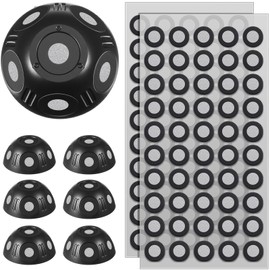 Kingdder 6 Pcs Multi-Angle Marker Set 6 Sided 100 Point 3D Scanner 6mm Dot Scanning Spray Scanner Turntable Compatible, Accurate Tracking Marker Tracking Dot Reference Point for 3D Scanning