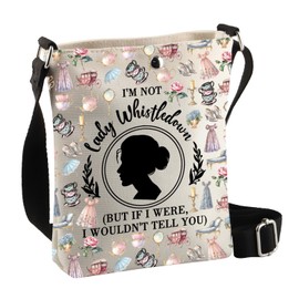 PLITI Regency TV Show Inspired Gift Historical Drama Fans Crossbody Bag for Book Literature Lovers, Lady Whist Cbagu
