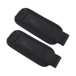 Endless Premium Adjustable Pair of Ankle Strap with Double Stitching | Black | Adjustable | For Cable Machine Gym Ankle Cuff, Resistance Bands, Kickbacks, Glute Workout and Lower Body Exercises