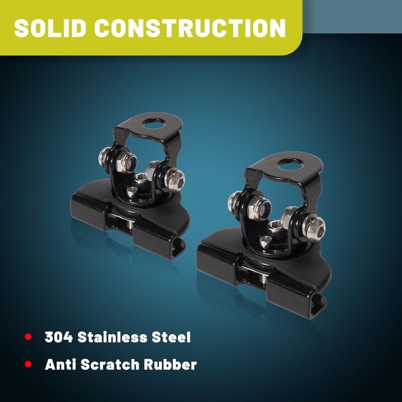 ANGU-OFFROAD LED Light Bar Mounting Bracket, 2PCS Universal Adjustable Pillar