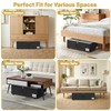 Under Bed Storage with Wheels, 2 Pack Underbed Storage Containers