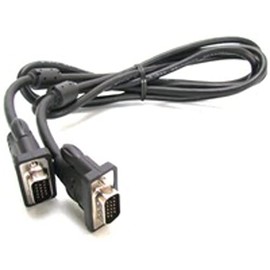 GE SVGA Cable, Video, 6 Foot Cable, VGA, Male to Male Connectors, Use For Projectors, Monitors, HDTVs, Computer, Graphics Card, Black, 33592