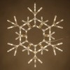 Kringle Traditions 36" Folding Warm White Snowflake Decoration LED Lights