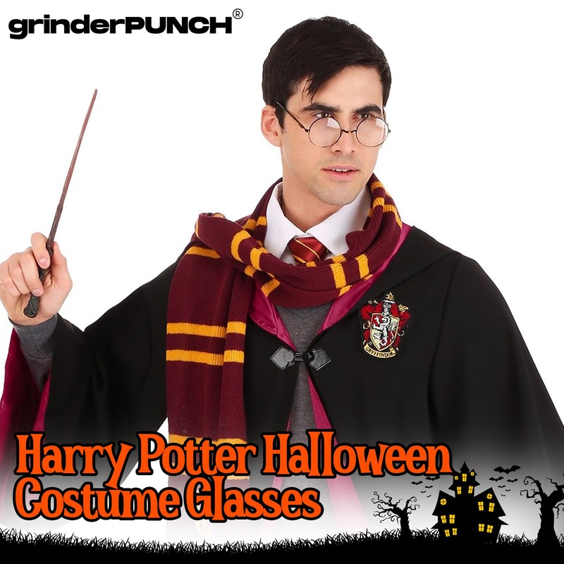 Retro Round Clear Lens Glasses Metal Frame