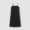 JAJU Women's Crinkle Busteir Dress_Black